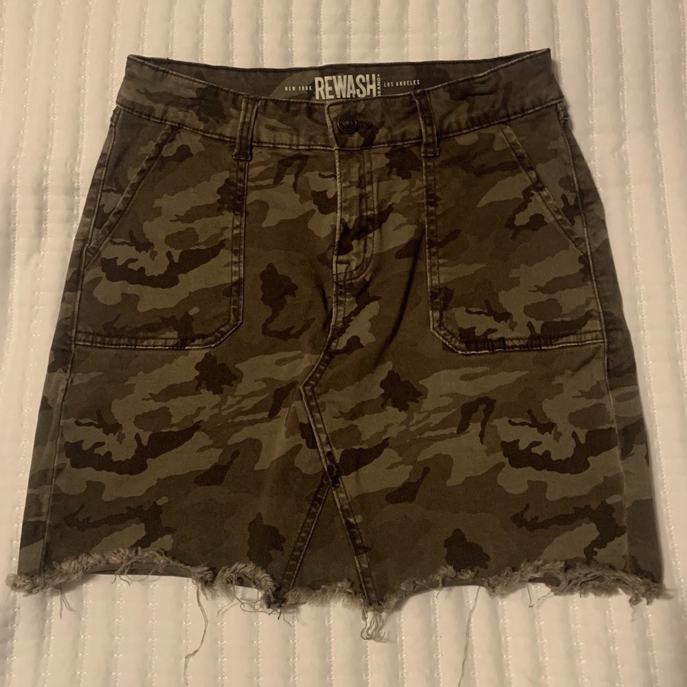 Rewash Camouflage Skirt